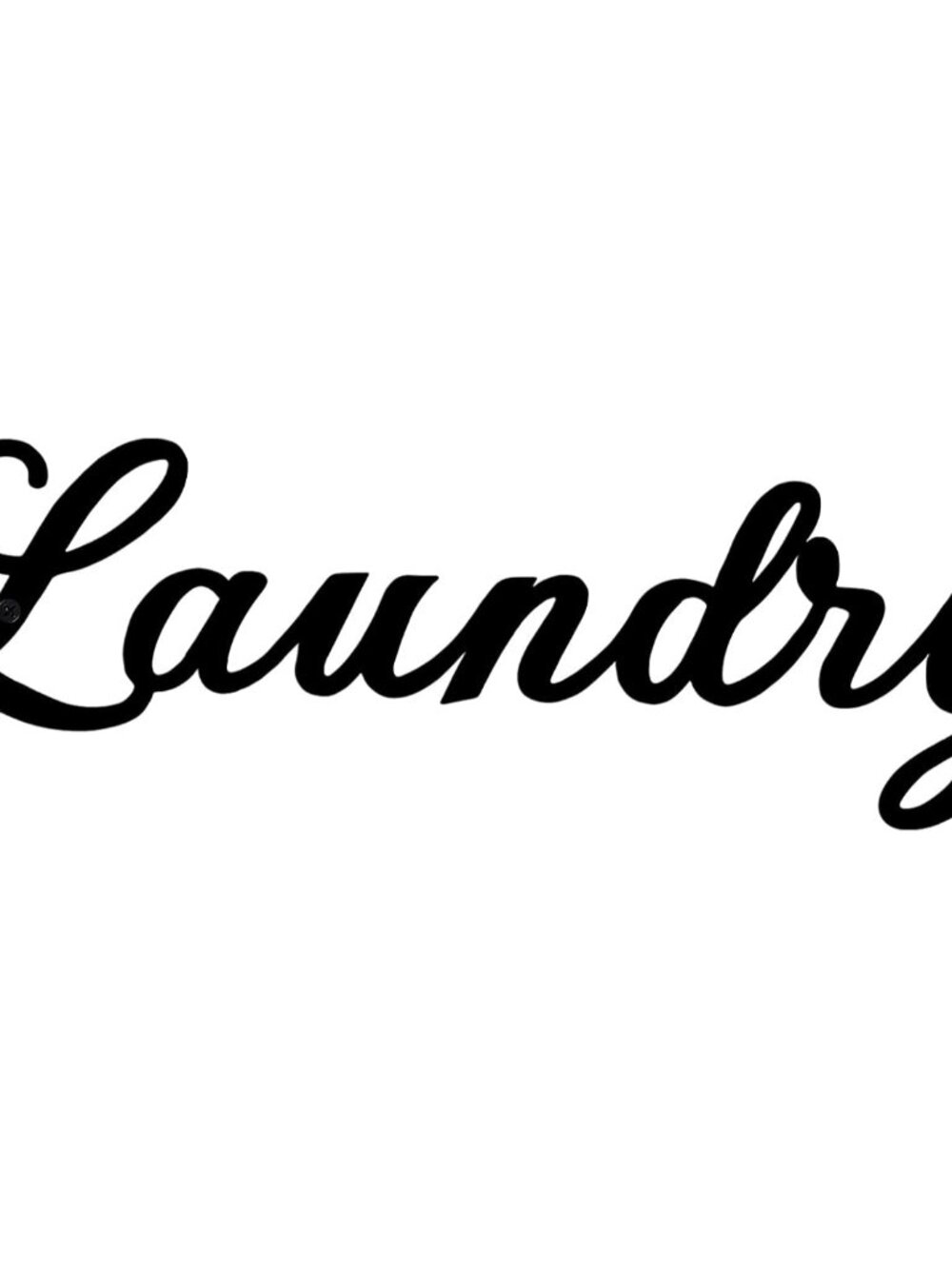 Metal Laundry Wall Decor, Farmhouse Laundry Sign
